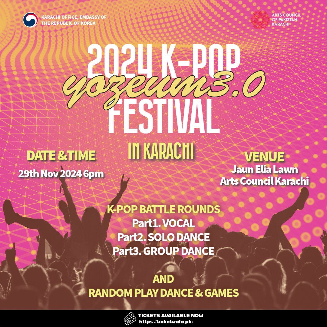 YOZEUM 3.0 2024 K-POP Festival in Karachi (29 Nov) 상세보기|Bilateral ...